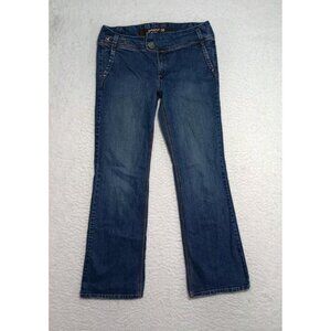 Grane Jeans Womens 13 Juniors Low Rise Bootcut Medium Wash Blue Denim